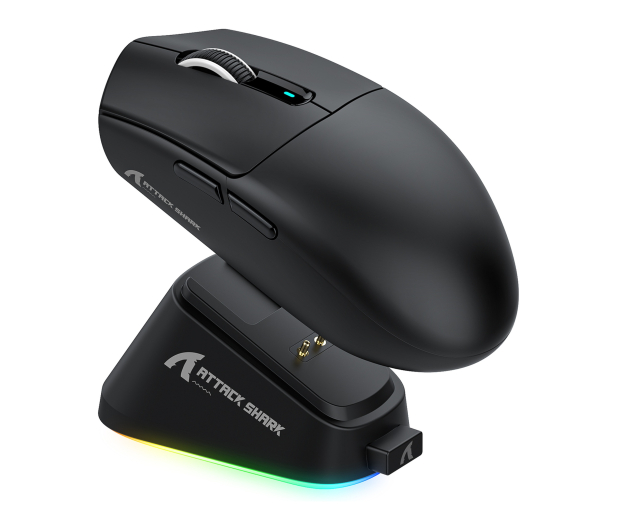 Attack Shark G3 PRO PAW3311 czarna ze stacją ładującą - 1545130 - zdjęcie 3